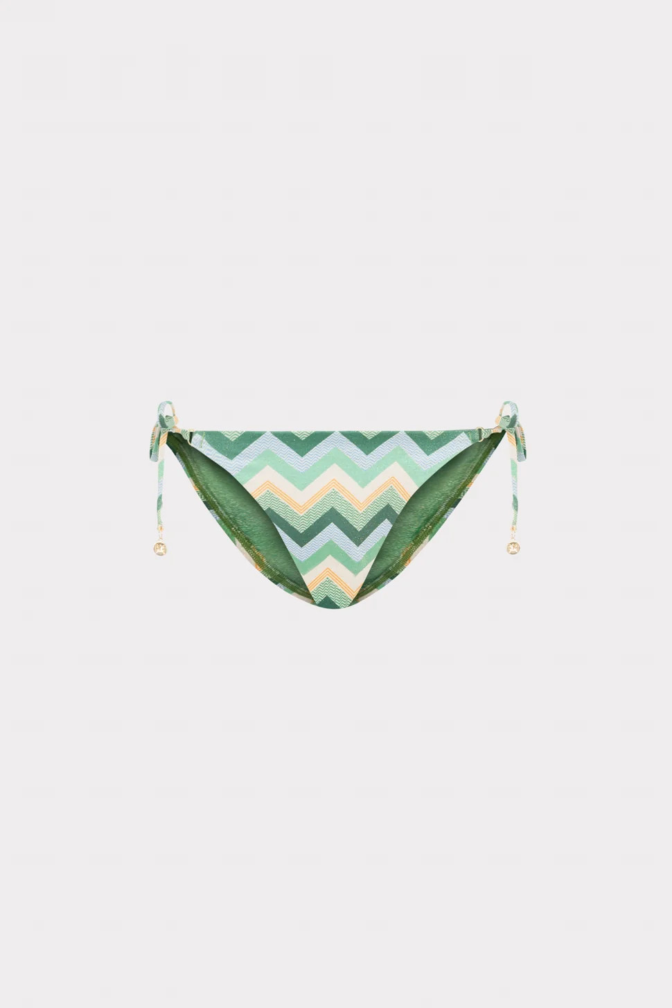 Metallic Chevron Bikini Bottom | MILLY