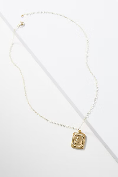 Whim Monogram Pendant Necklace | Anthropologie (US)