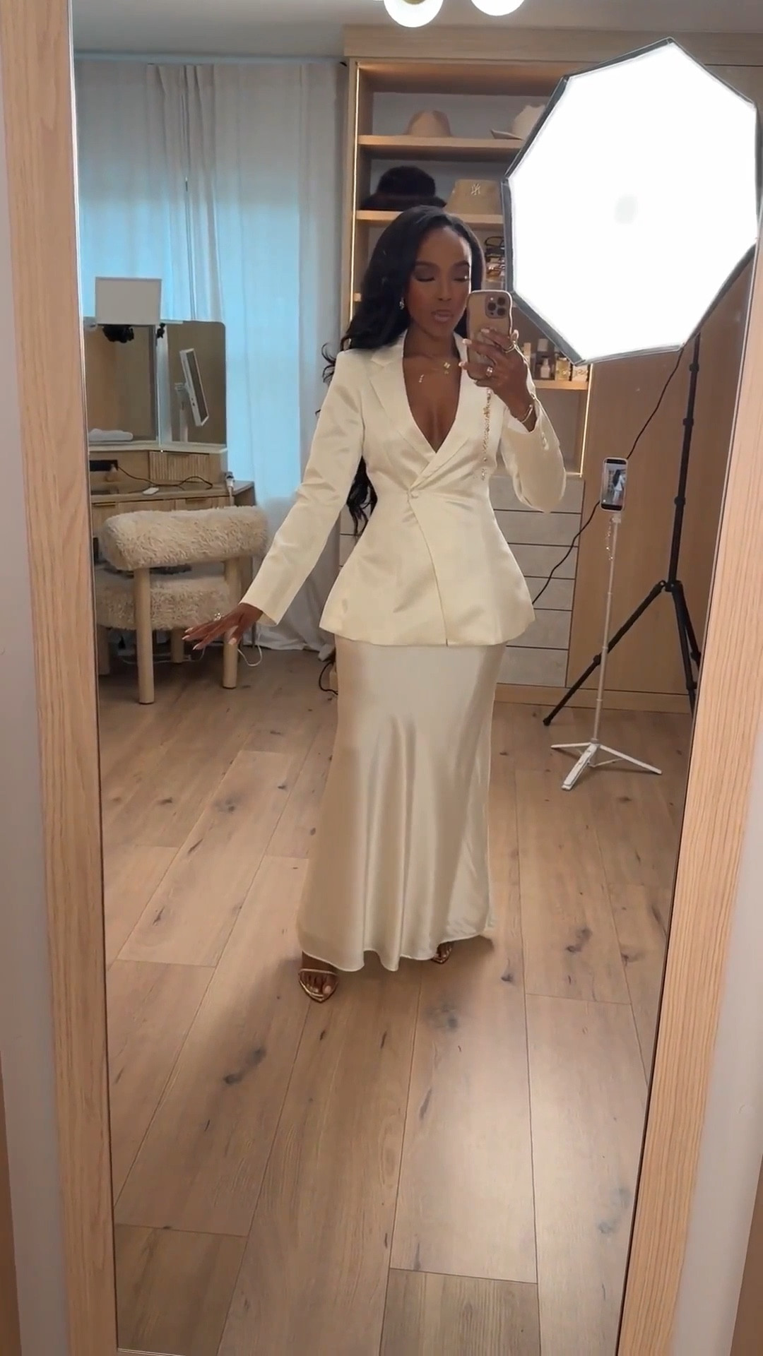 Scroll to shop! Beautiful satin set perfect for date nights, weddings and events or parties ✨

#LTKPetite #LTKgrwm #LTKootd