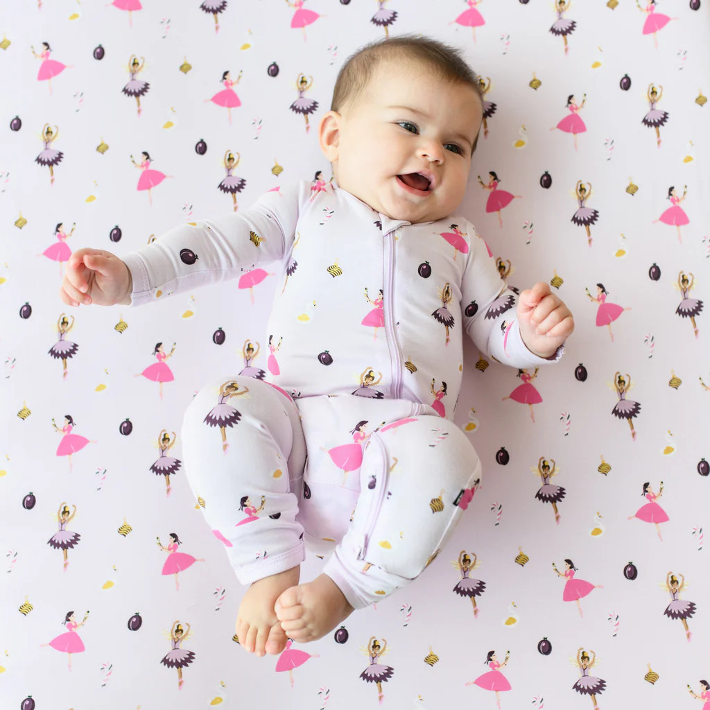 Zippered Romper in Sugar Plum | Kyte BABY