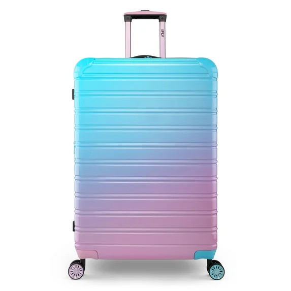 iFLY Fibertech 28" Large Checked Suitcase – Hardside Expandable Spinner Luggage for Travel, Cot... | Walmart (US)