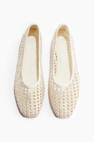 H & M - Straw Flats - Cream | H&M (US + CA)