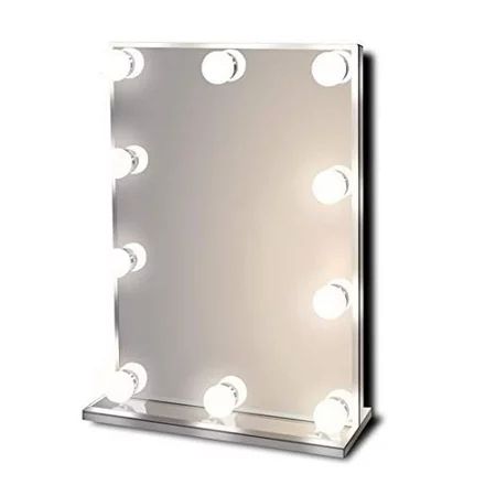 Waneway Hollywood Lighted Vanity Makeup Mirror with Bright LED Lights, Light-up Frameless Dressing T | Walmart (US)
