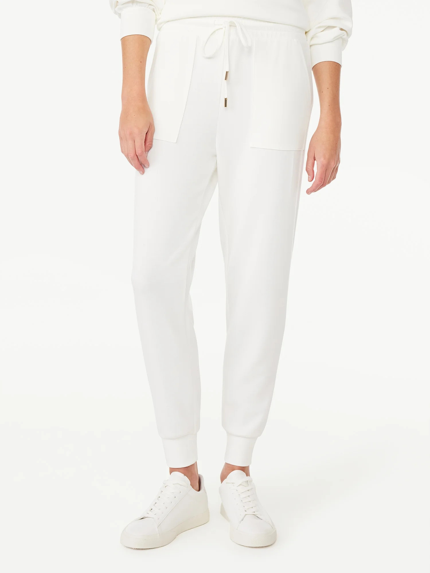 Scoop Women's Scuba Knit Pants with Pockets, Sizes XS-XXL | Walmart (US)