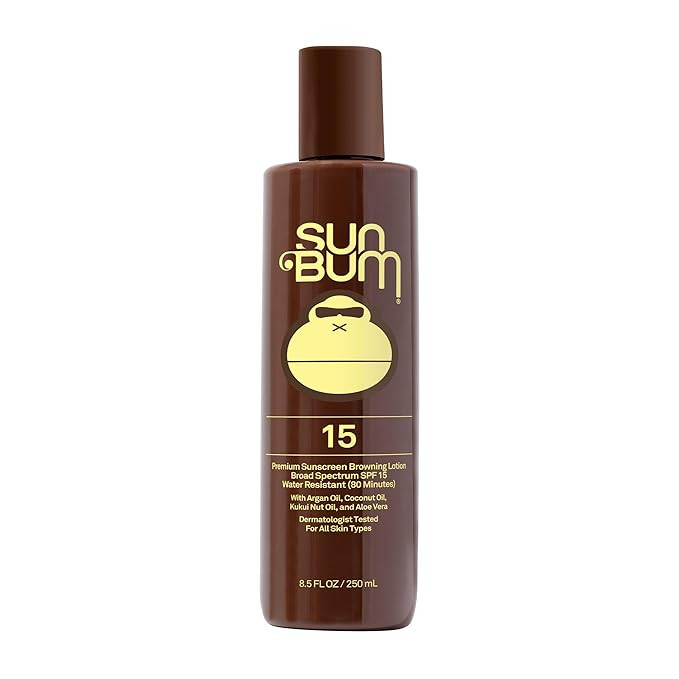 Sun Bum SPF 15 Browning Body Lotion - Water-Resistant Broad Spectrum Moisturizing Tanning Lotion ... | Amazon (US)