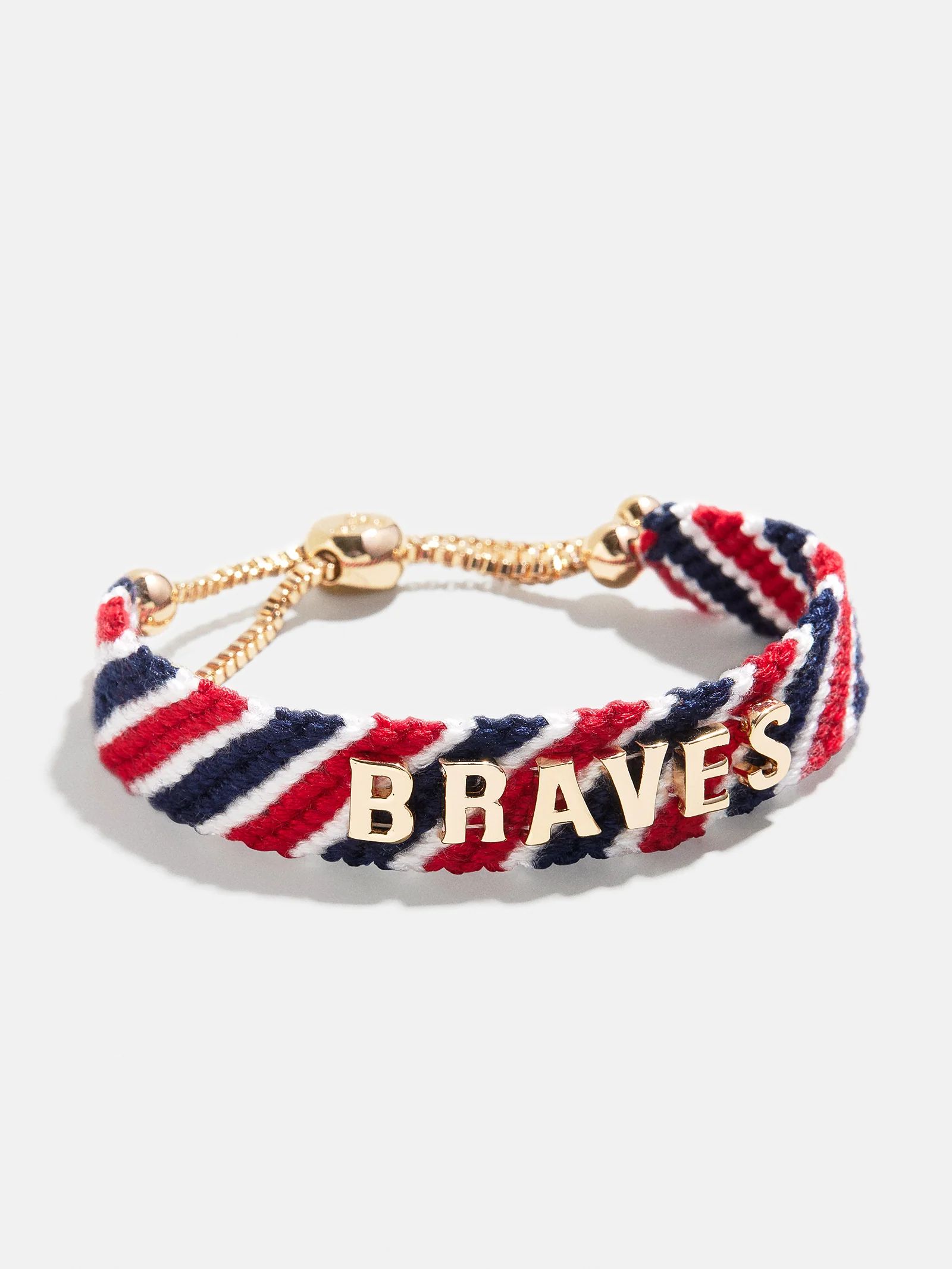 MLB Woven Friendship Bracelet - Atlanta Braves | BaubleBar (US)