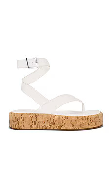 Schutz Tessie Sandal in White from Revolve.com | Revolve Clothing (Global)
