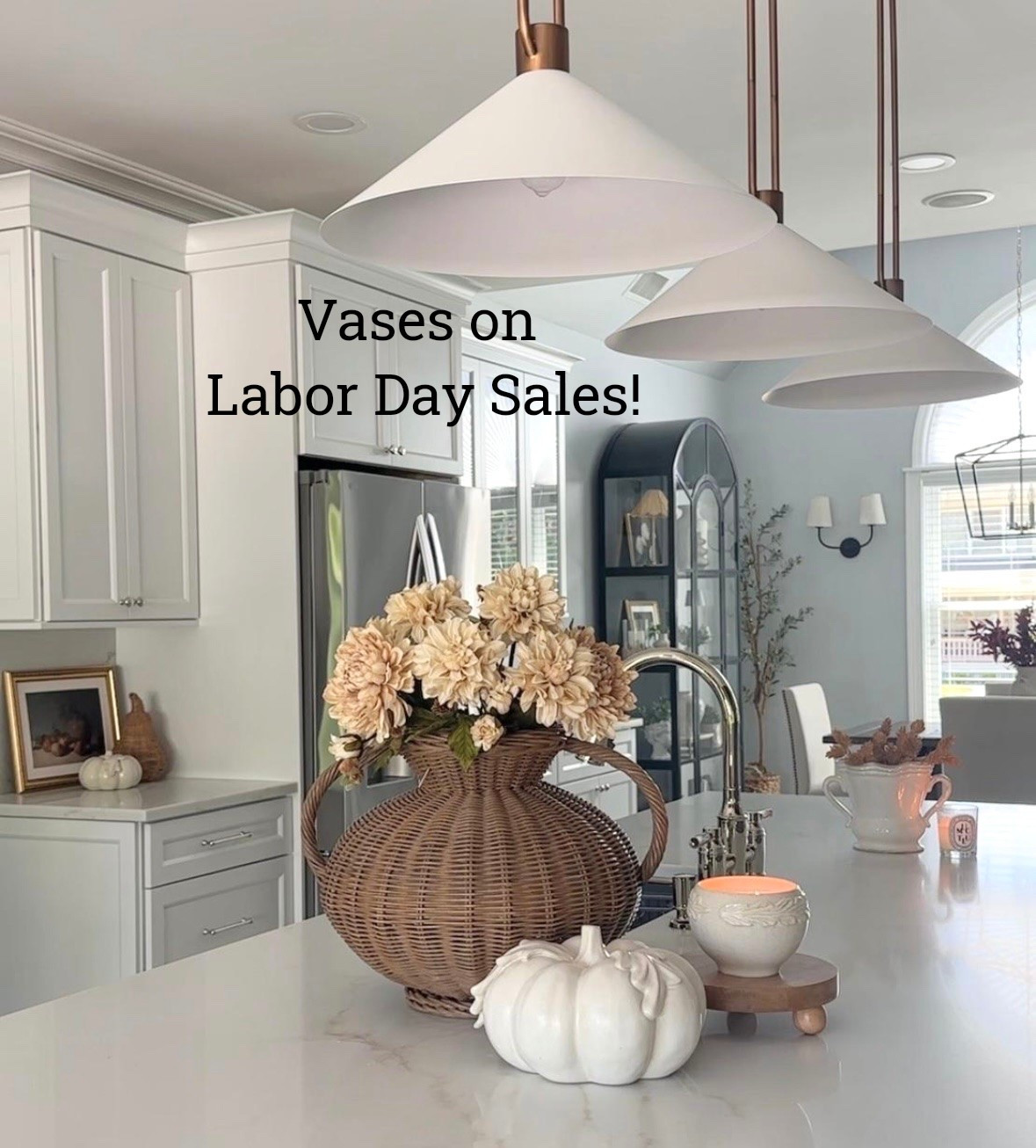 Labor Day sales! Shop best selling woven vase 30% off, pretty ruffle double handle vase and ruffle bowl on sale, Pretty neutral fall styling! Creamy white pumpkins, rattan pumpkins, candles, fall florals, pendants, display cabinet + more! Fall home decor accessories. @Crate & Barrel McGee & Co.

#LTKHome #LTKSaleAlert #LTKdayinmylife