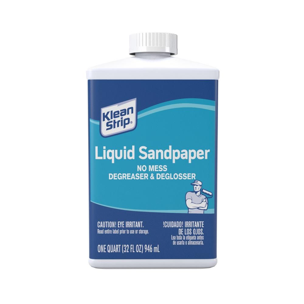 1 qt. Liquid Sandpaper Cleaner & Deglosser | The Home Depot