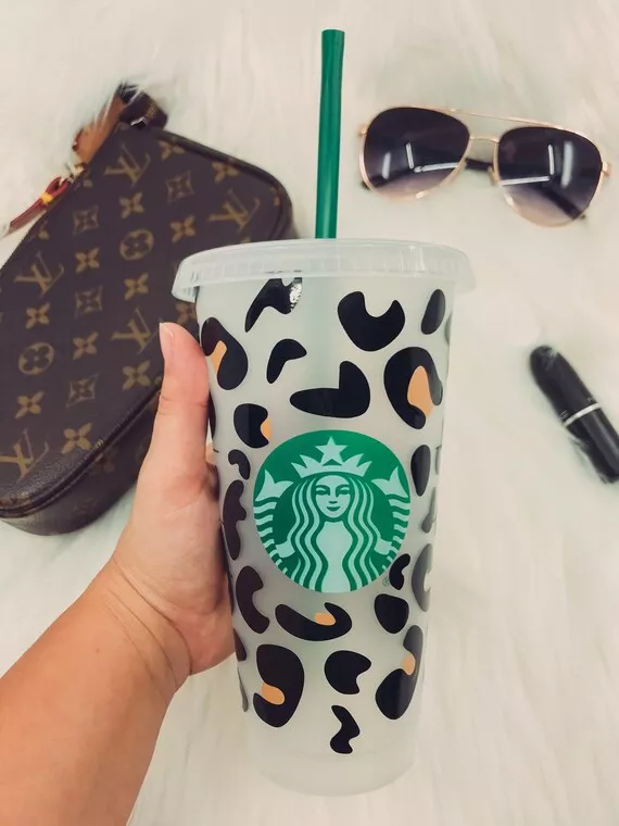 Stanley 40oz Leopard Tumbler curated on LTK  Custom starbucks cup,  Starbucks cup art, Coffee cup design