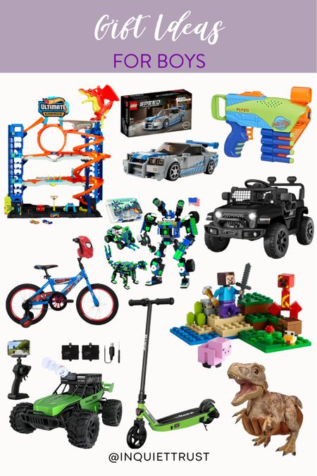 Give your son, nephew, or brother these gifts for a more exciting play time! #giftsforboys #outdoortoys #walmartfinds #kidsfavorite

#LTKkids #LTKGiftGuide