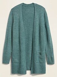 Cozy Long-Line Open-Front Sweater for Women | Old Navy (US)