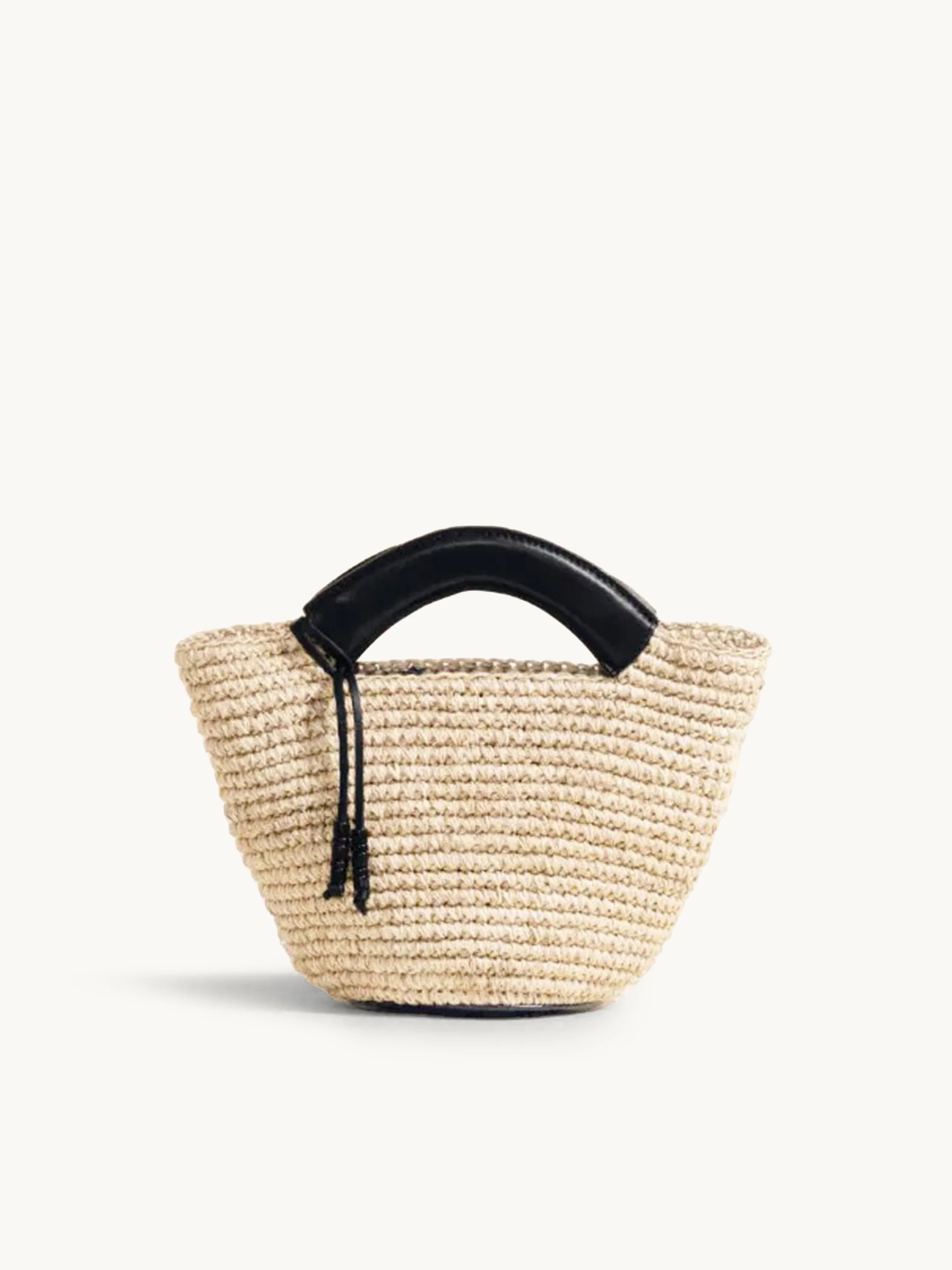 The Small Woven Shopper | goop