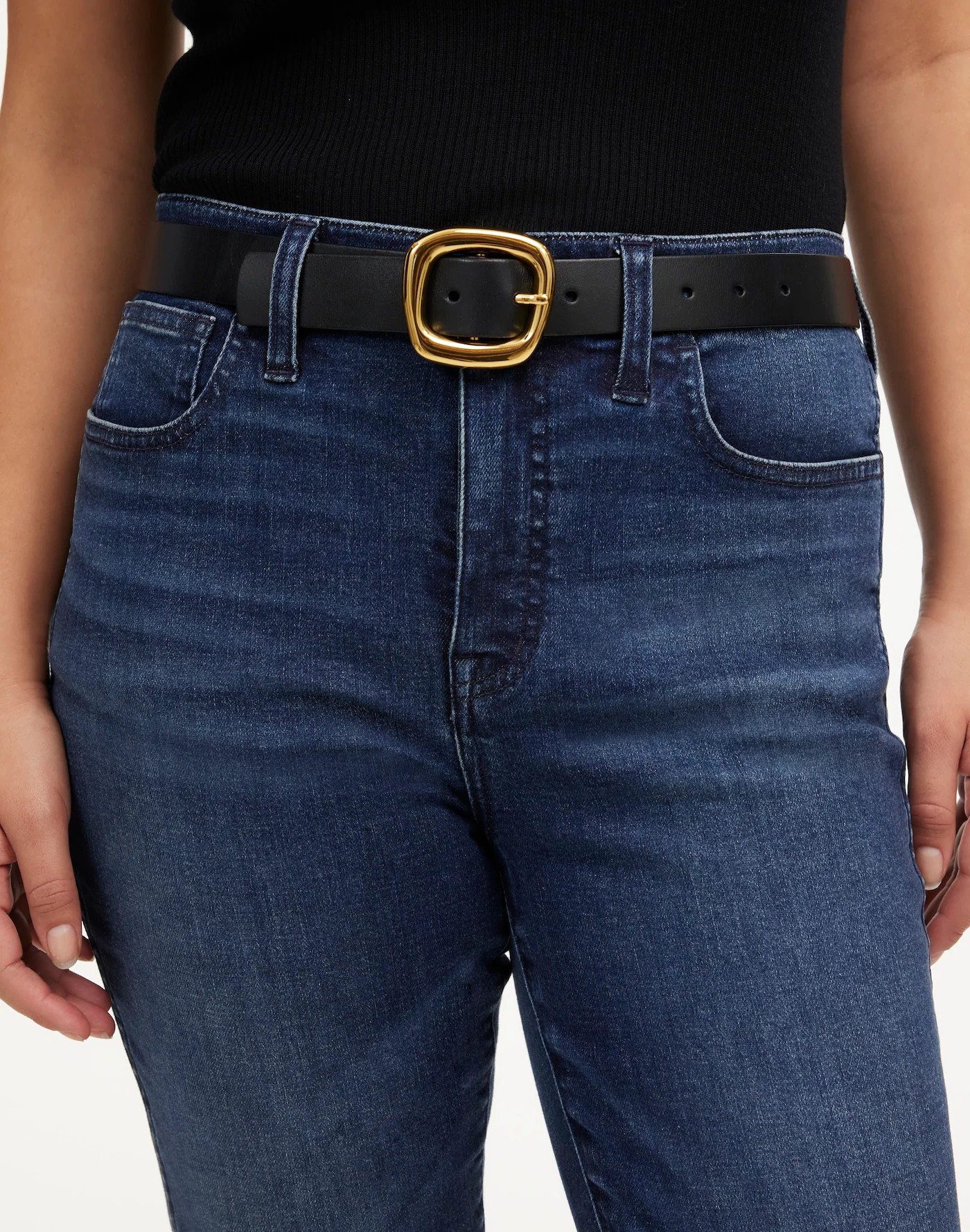 Sculptural Buckle Belt | Madewell | Madewell