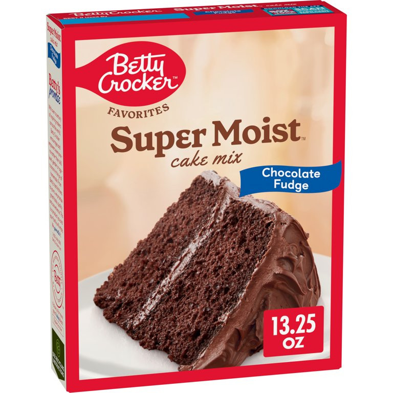 Betty Crocker Favorites Super Moist Chocolate Fudge Cake Mix, 13.25 oz | Walmart (US)