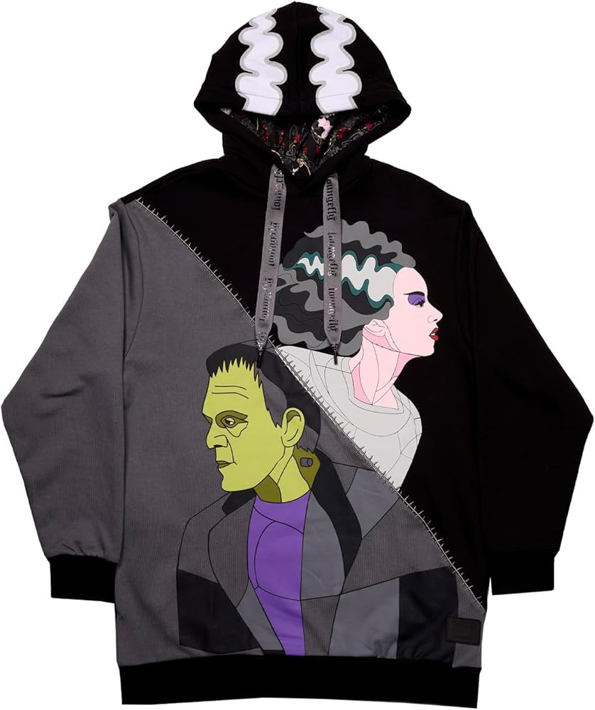 Loungefly LF UNIVERSAL BRIDE OF FRANKENSTEIN UNISEX HOODIE | Amazon (US)