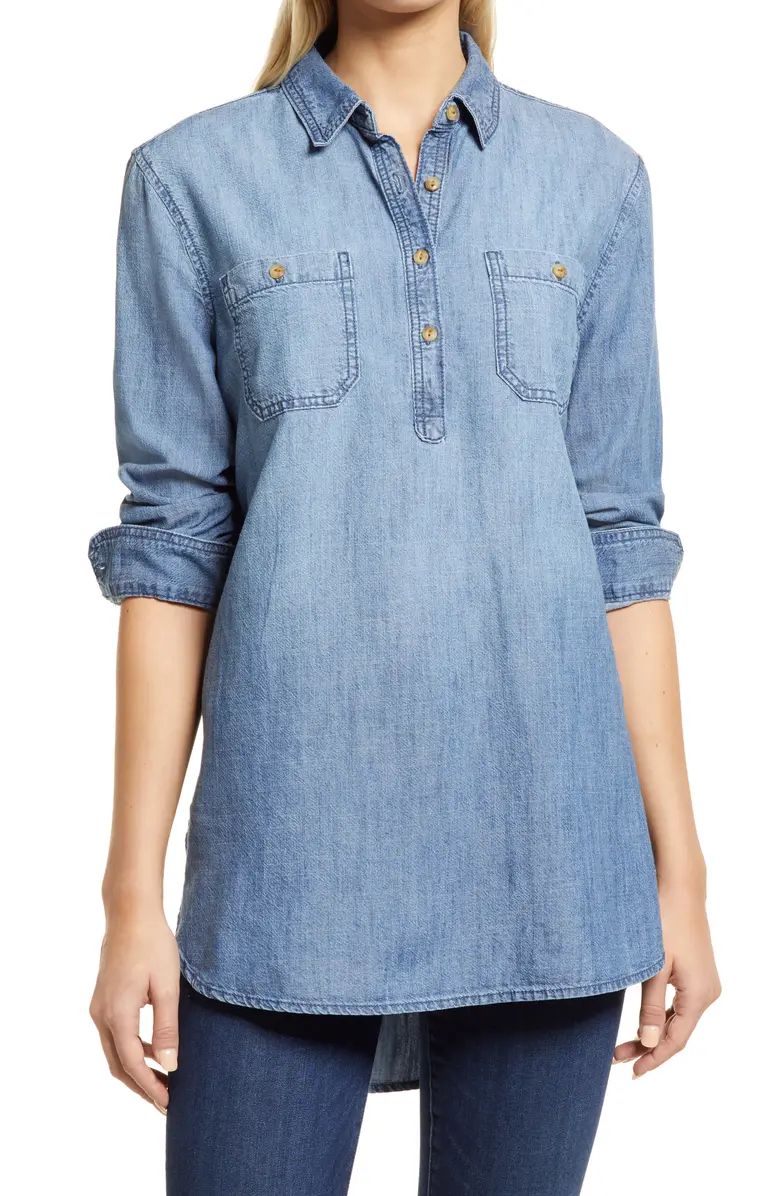 Chambray Popover Tunic | Nordstrom