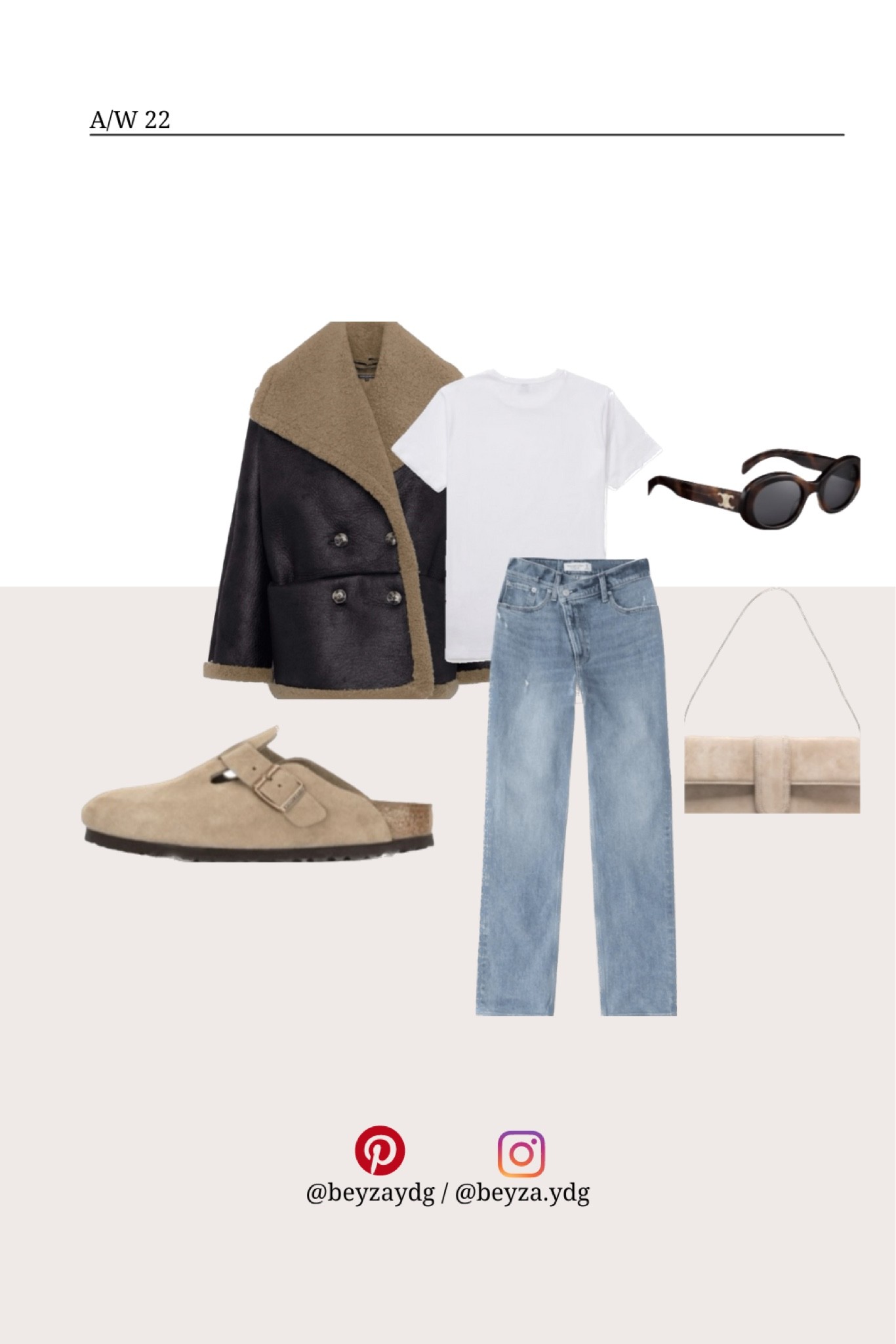 A/W 22 outfit 
Autumn Winter Trends, Birkenstock clogs, Aviator Jacket, Jaquemus Bag, fit inspo, trendy, casual, highstreet, dupes

#LTKeurope #LTKSeasonal