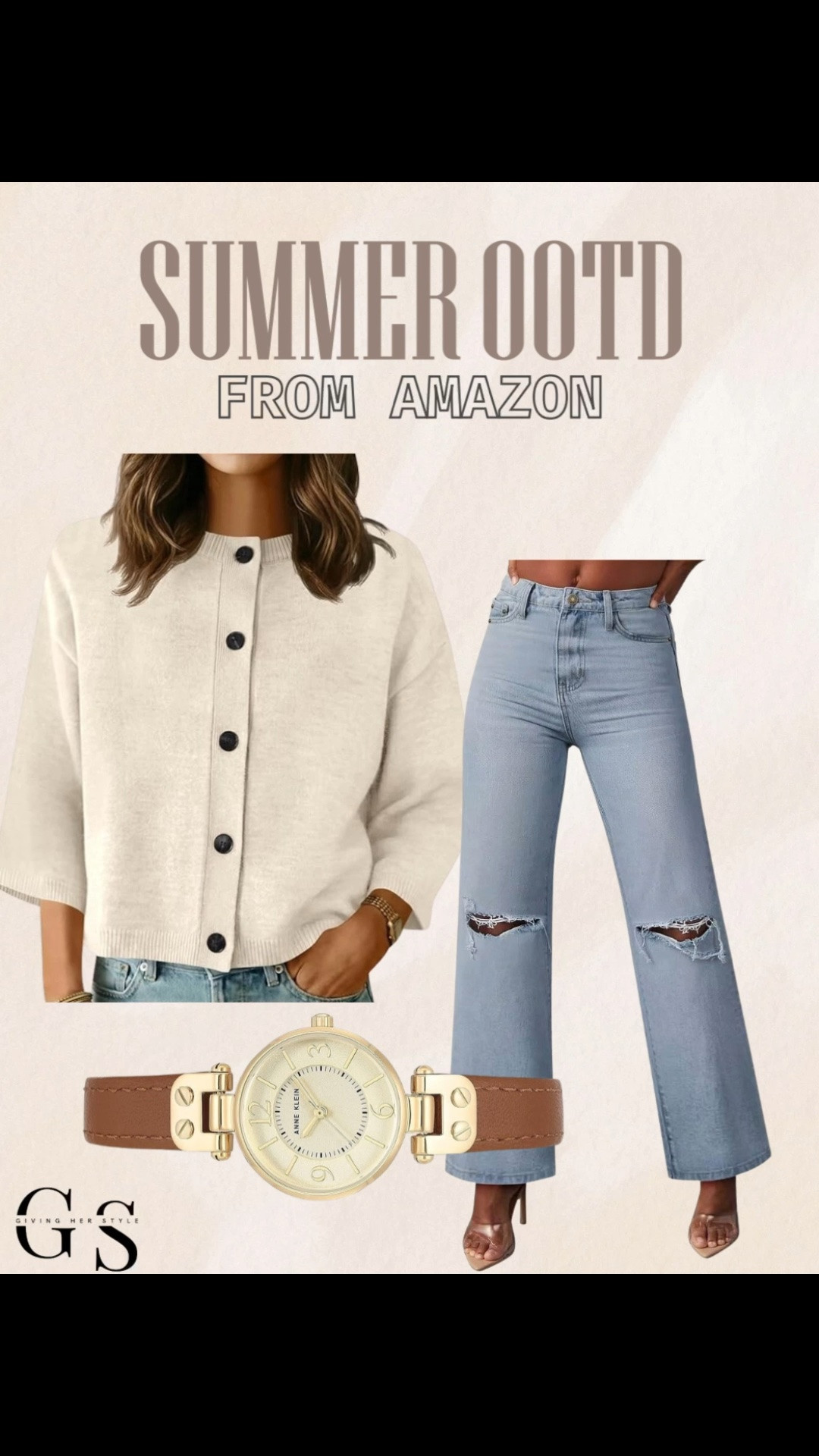 Date night outfit from Amazon 
Date night ootd, summer outfit, spring outfit, resort wear, beach outfit, amazon outfit, summer style, sandals, gold jewelry, denim, summer jeans

#LTKootd #LTKWorkwear #LTKTravel
