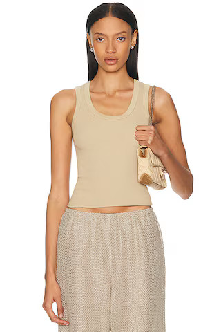 AGOLDE Poppy Tank in Gum | FWRD | FWRD 