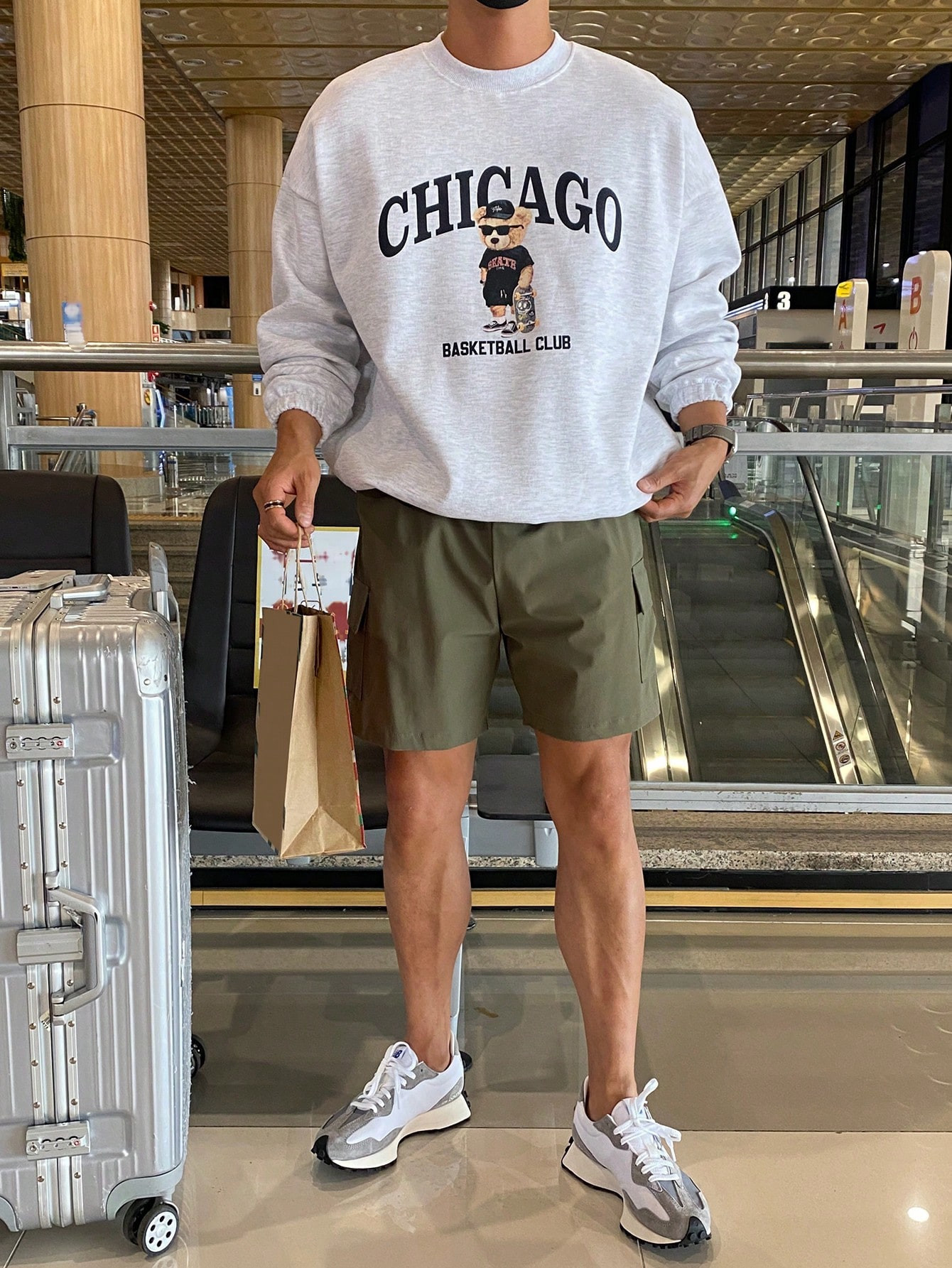 DAZY Men's Letter Print Sweatshirt | SHEIN