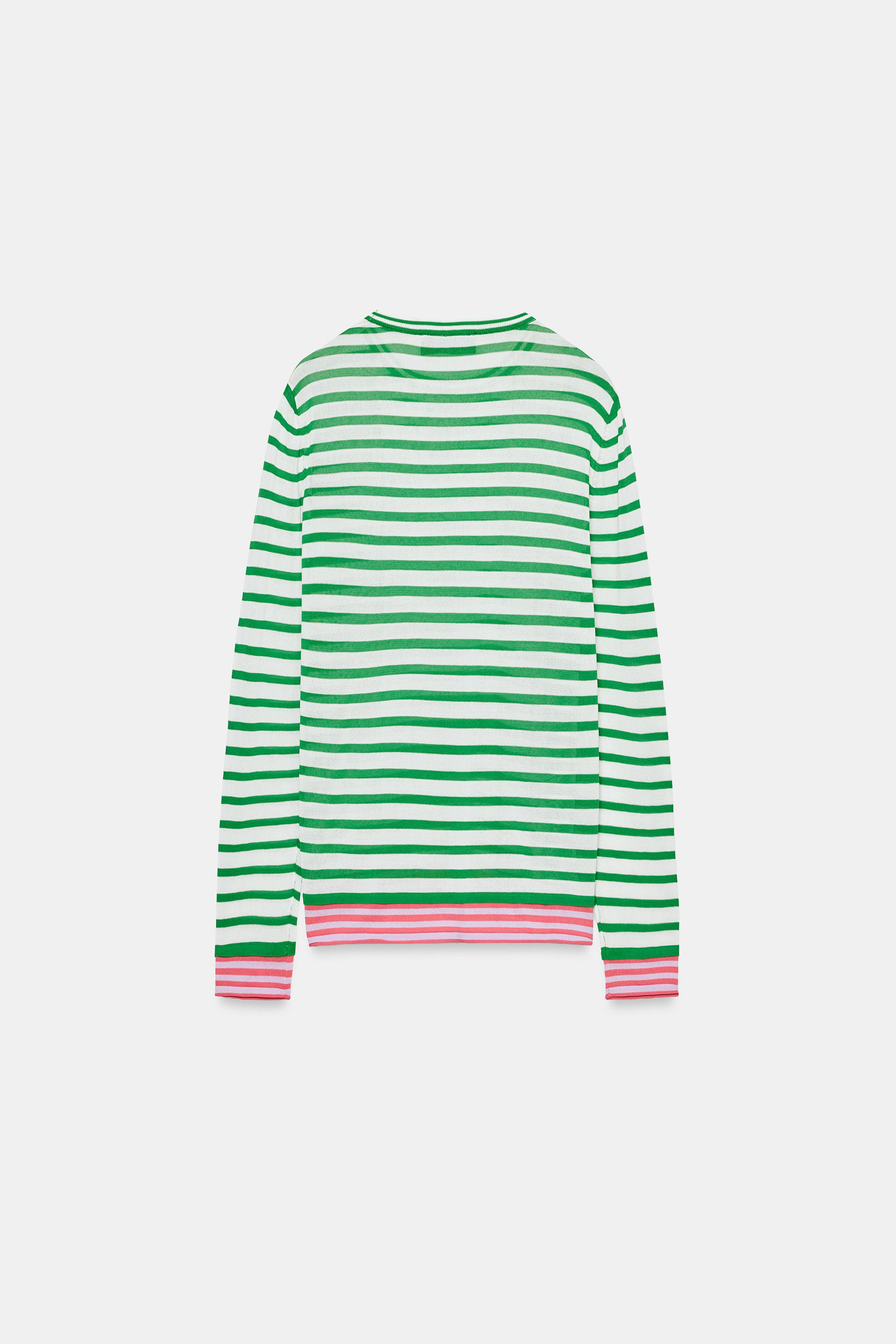 Long-sleeve, crew-neck jumper. | Zara US