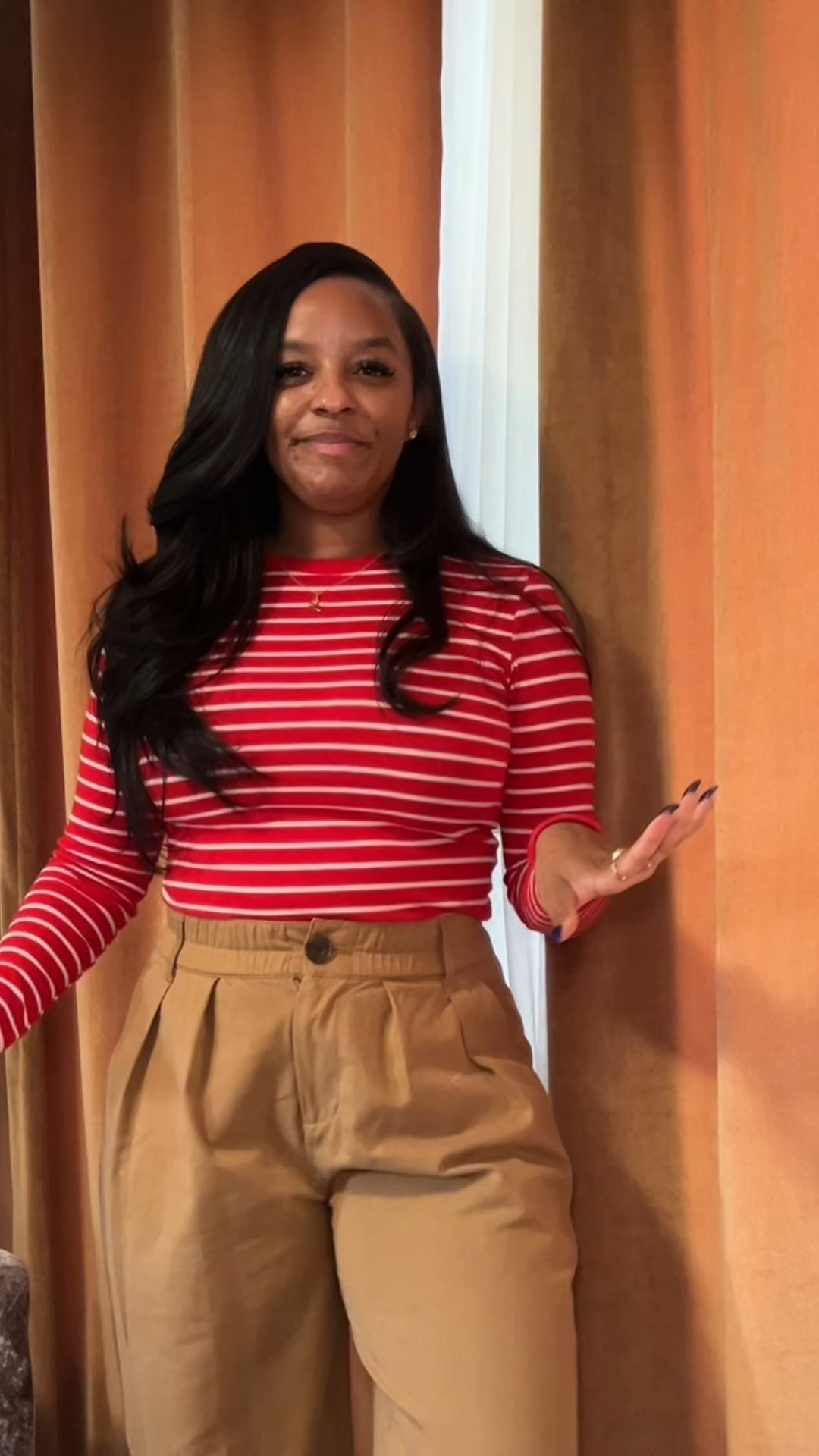 I’m loving this challenge of actually getting dressed for work yall! These barrel khaki trousers are SO CUTE! Like whatttttt! I’m petite! Only 5’0 and i really feel like barrel style pants flatter by body so well!

These pants come in black, too! I will absolutely be grabbing those and incorporating them into my workwear looks! 

Casual pants | what i wore to work | ootd | outfit of the day | barrel pants | trousers | khaki pants 

#LTKStyleTip #LTKPetite #LTKWorkwear