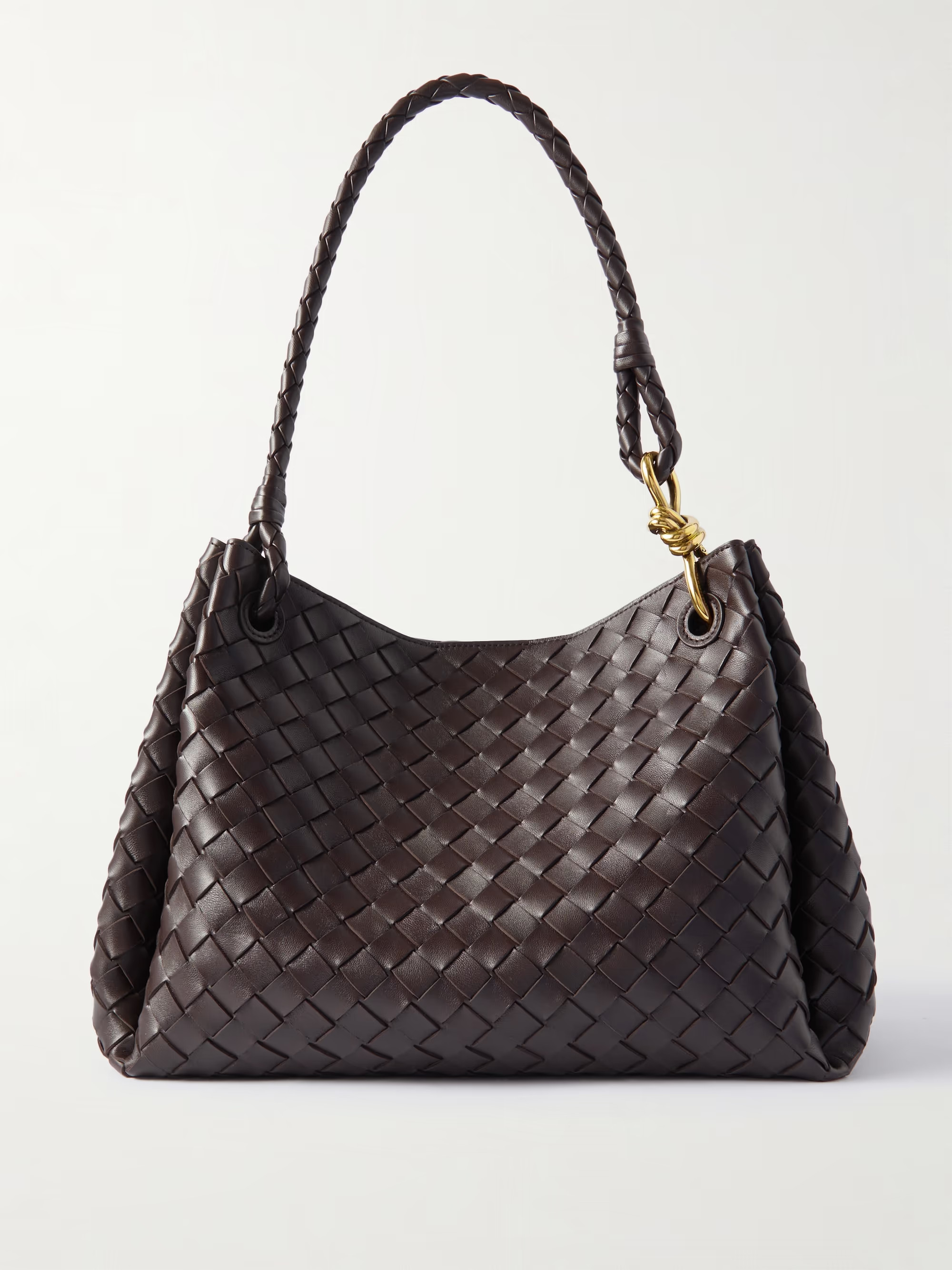 BOTTEGA VENETAParachute large intrecciato leather shoulder bag | NET-A-PORTER (US)