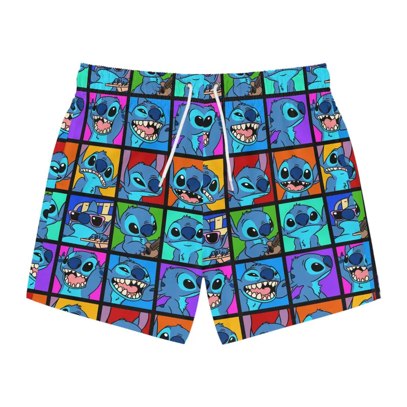 Lilo and Stitch Swim Trunks, Stitch Mens Beach Shorts, Disney Vacation Swimwear, Swim Suit Swim T... | Etsy (US)
