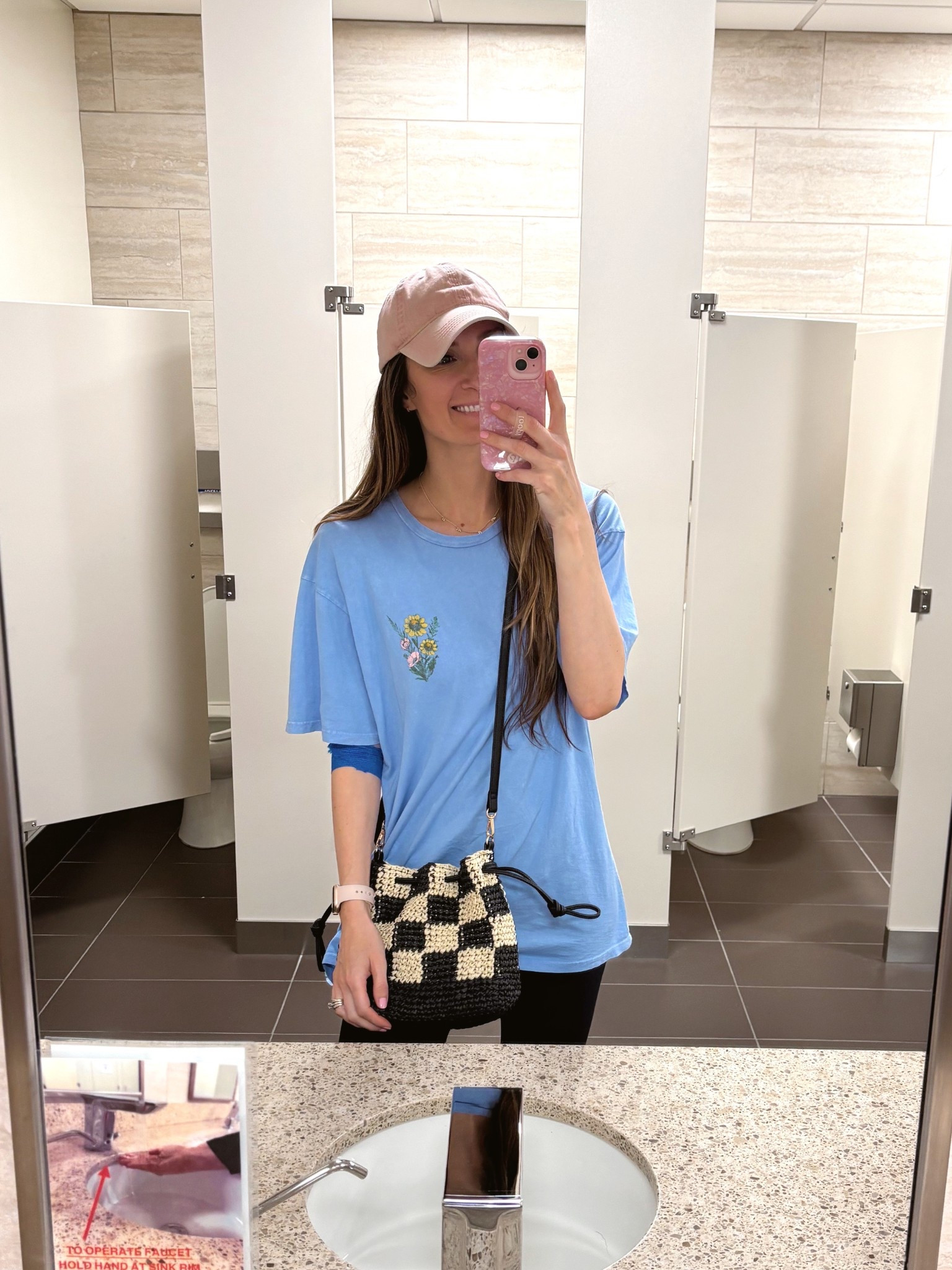 Black and white checker print bag 

What a friend we have in Jesus graphic tee 

**sizing:
Graphic tee: small, fits oversized 

#LTKFindsUnder50 #LTKItBag