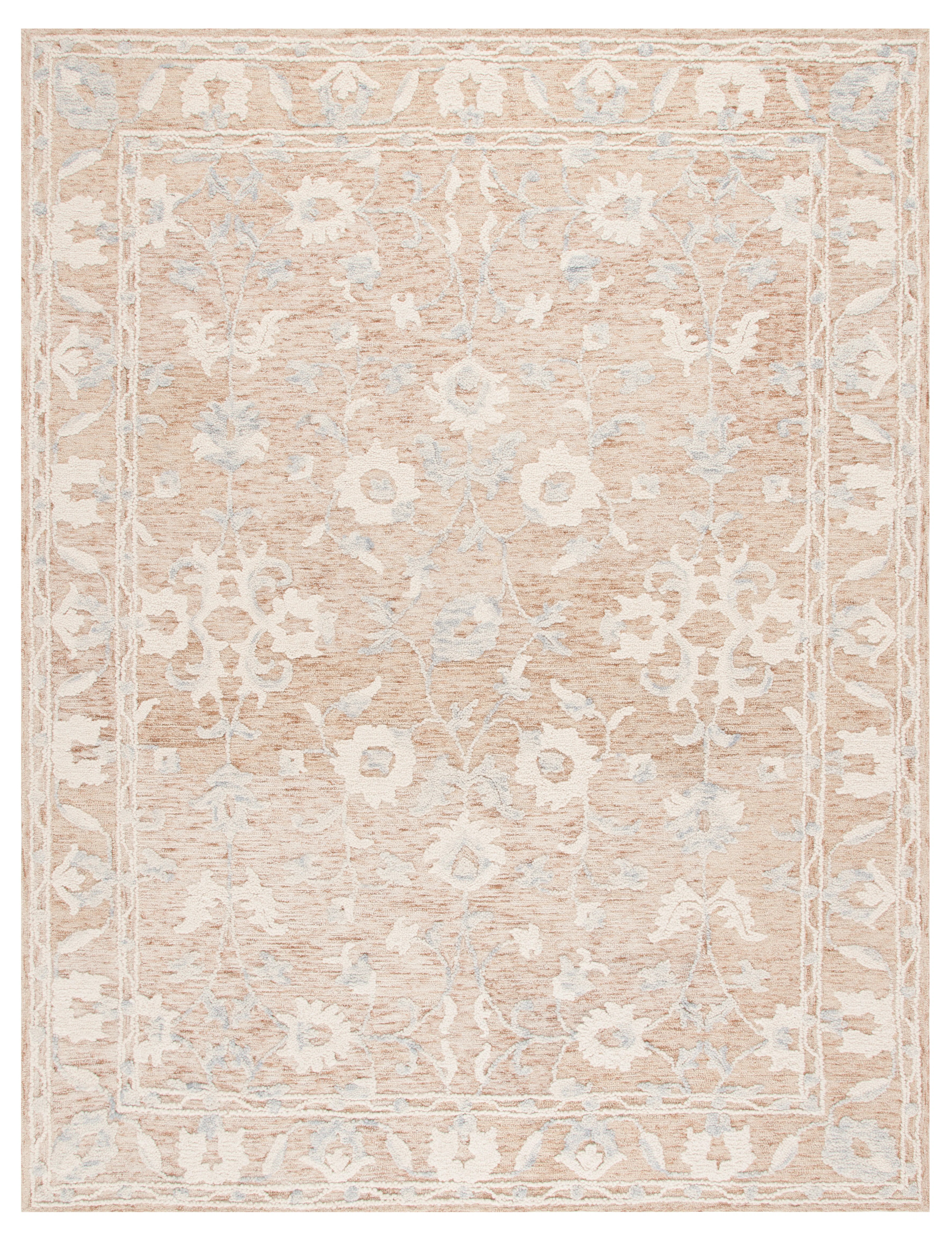 Ume Hand Tufted Wool And Cotton Floral Rug | Wayfair North America
