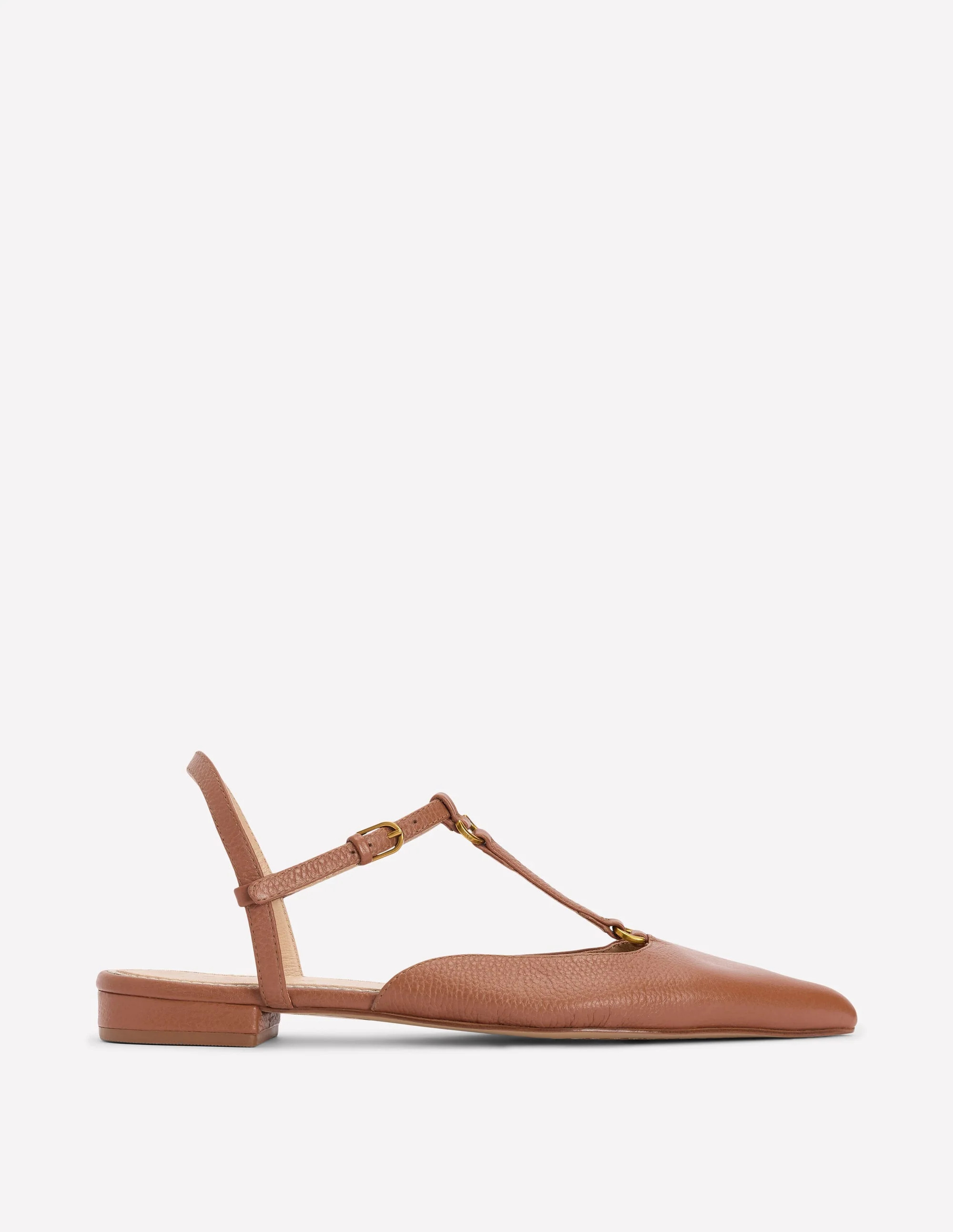 T-Bar Point Flats-Tan | Boden UK