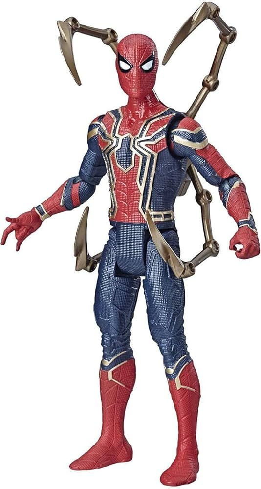 Avengers Marvel Iron Spider 6"-Scale Marvel Super Hero Action Figure Toy | Amazon (US)