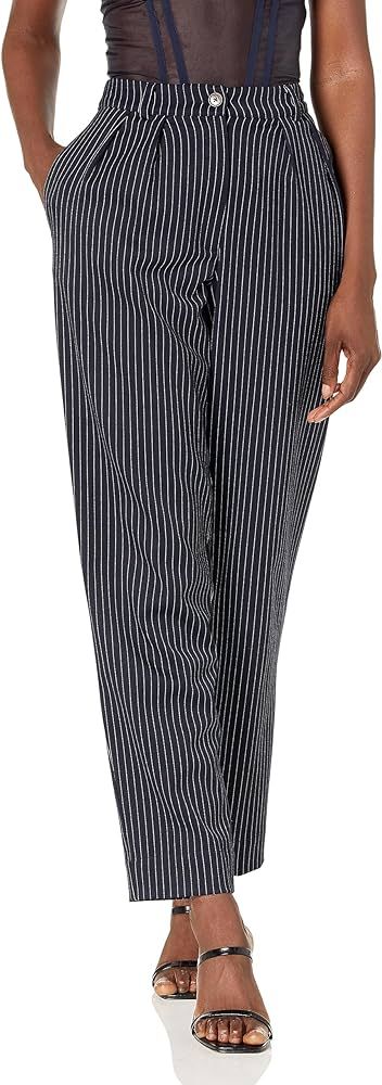 The Drop Women's Sky Captain Striped Suiting Pleated Pant by @signedblake | Amazon (US)