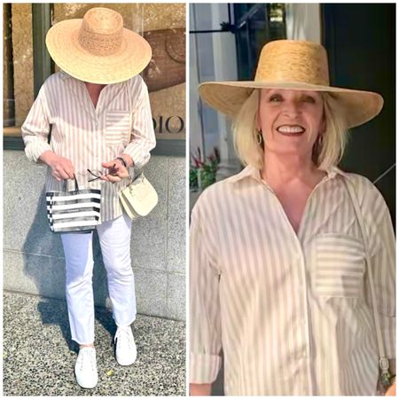 My favorite Palma Wide Boater hat is on sale!
The larger the hat, the more sun protection which is important for keeping my face out of the sun. 
Sunhat #hatlover Lack of Color hat 

#LTKStyleTip #LTKFindsUnder100 #LTKSeasonal