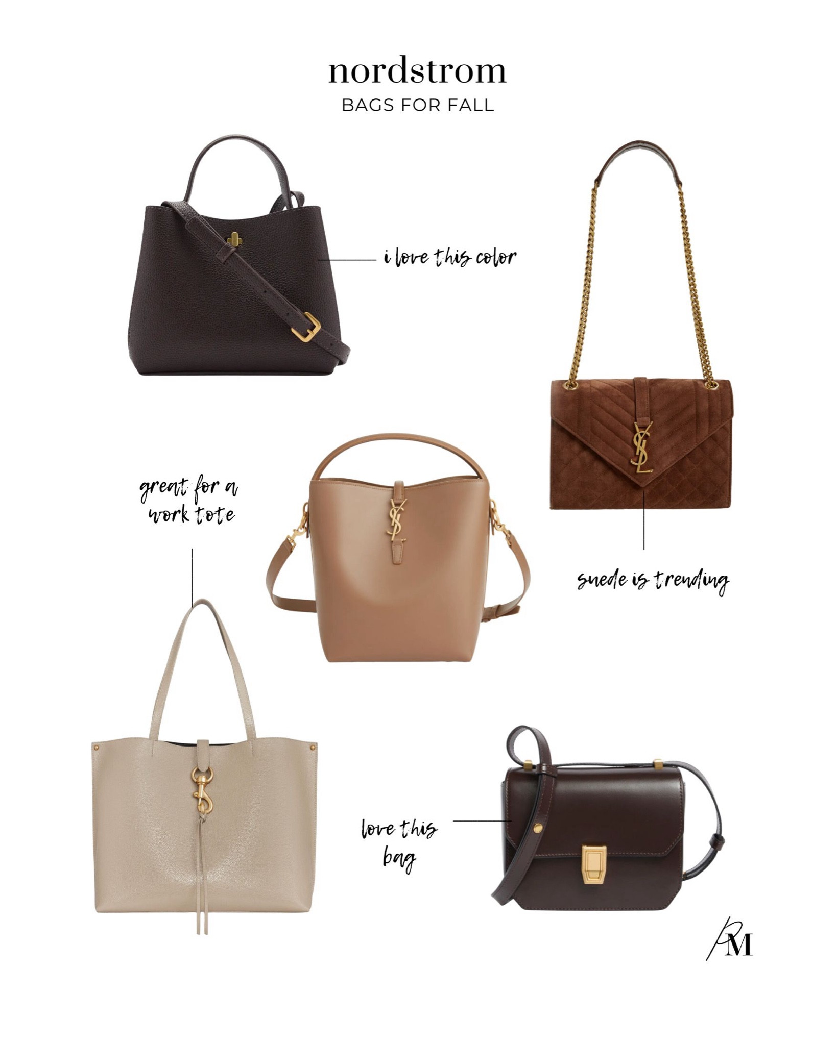 Nordstrom bags for fall! These colors are perfect for the season. 

#LTKStyleTip #LTKItBag #LTKSeasonal