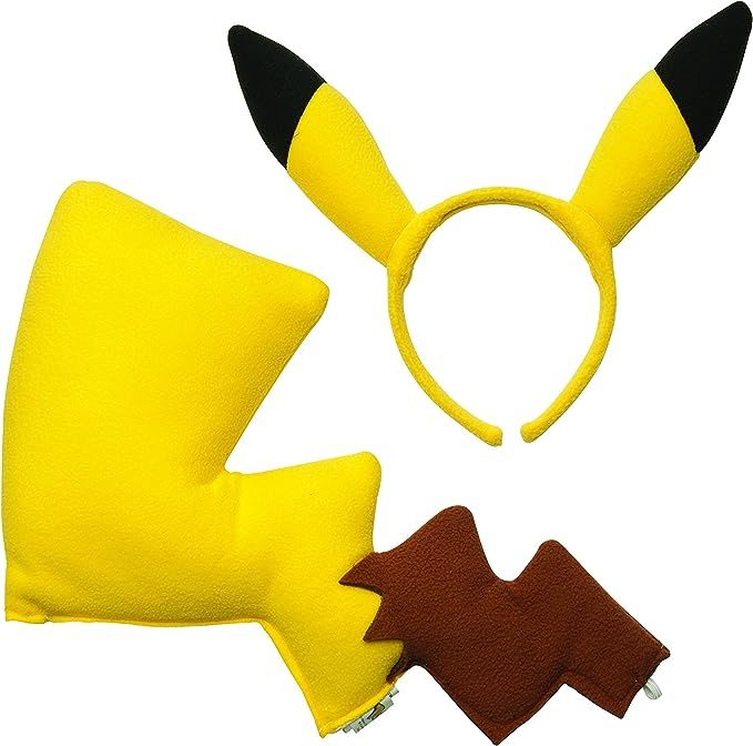 Rubies Pokémon Pikachu Ears and Tail Dress Up Kit (Discontinued by manufacturer) | Amazon (US)