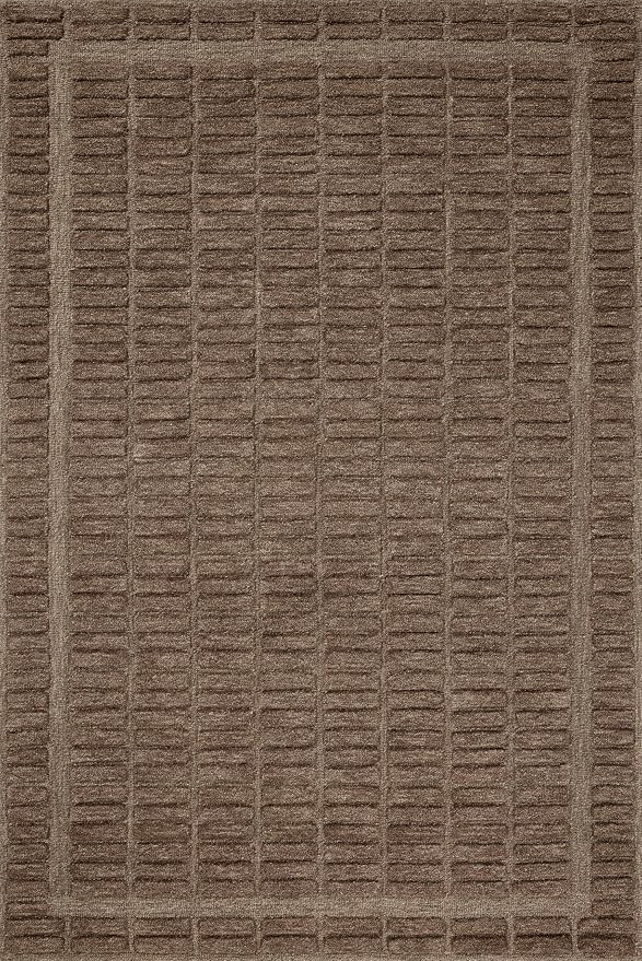 Loloi Chris Loves Julia x Bradley Collection, Cocoa & Cocoa, 7'-9" x 9'-9" Area Rug – Classic S... | Amazon (US)