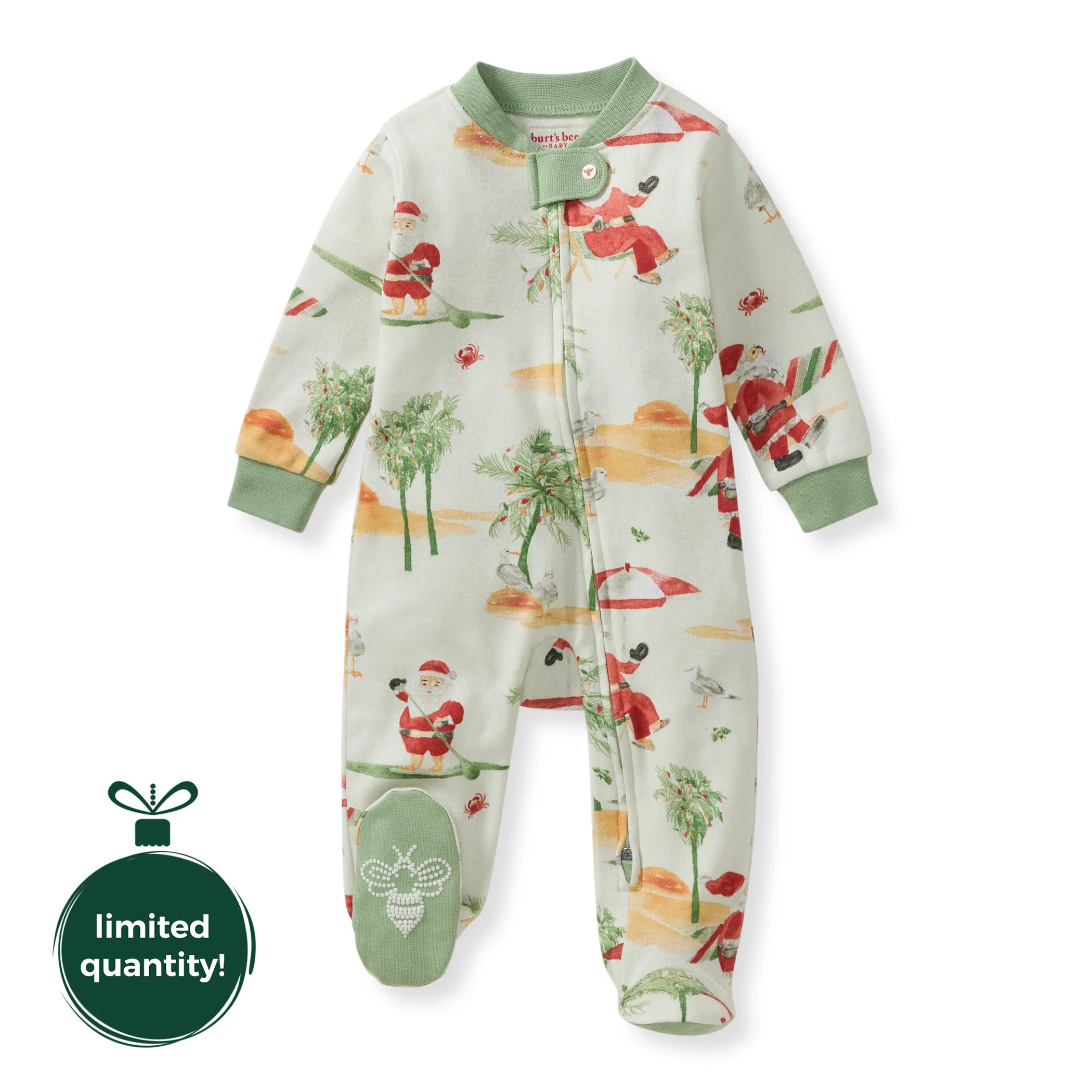 Surfin Santa Matching Family Sleep & Play | Burts Bees Baby