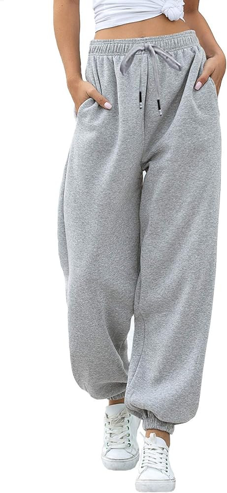Cinch Bottom Sweatpants for Women with Pockets | Amazon (US)