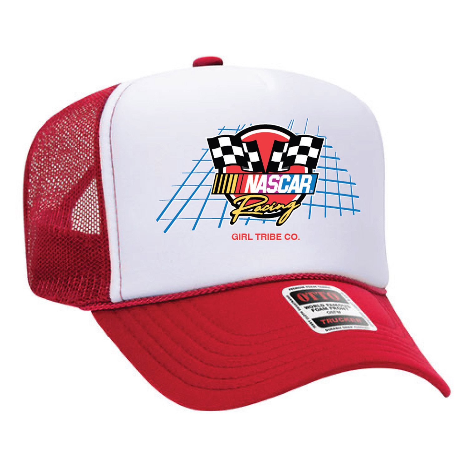 Women's Girl Tribe Co. Red NASCAR Trucker Adjustable Hat | Fanatics