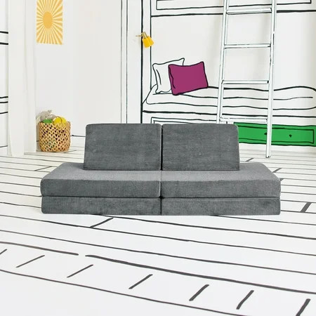 Yourigami Play Lounger, Fossil Grey | Walmart (US)