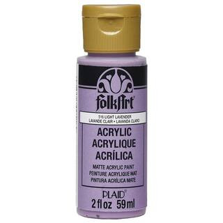 12 Pack: FolkArt® Matte Acrylic Paint By Folk Art in 516 Light Lavender | 2 fl oz | Michaels® | Michaels Stores