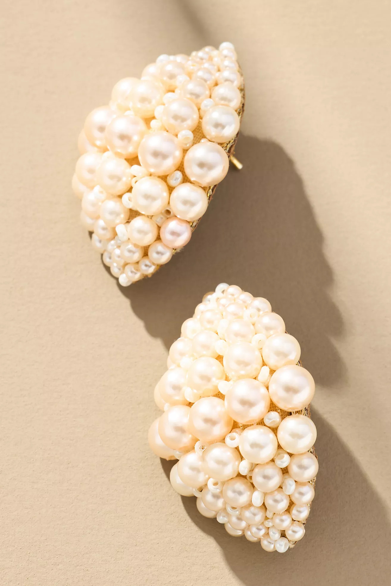 Deepa Gurnani Uma Pearl Cluster Drop Earrings | Anthropologie (US)