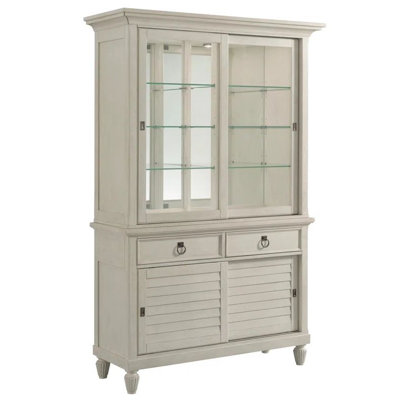 56'' Wide China Cabinet with Lighting | Wayfair North America