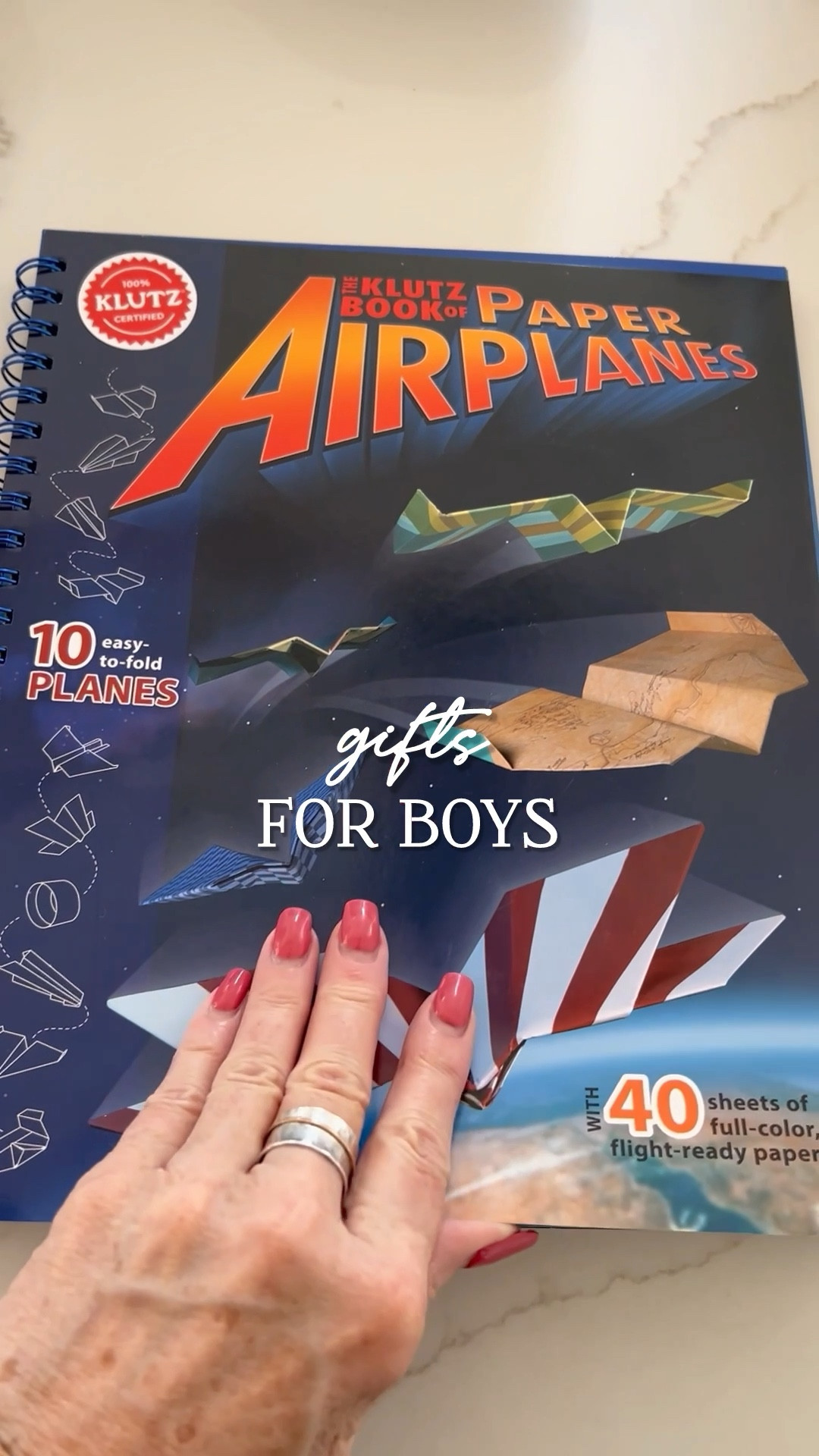 This fun book is full of paper airplanes, with all the instructions, so kiddos can put them together. Great for an Easter basket or birthday gift  

#LTKKids #LTKFindsUnder50 #LTKGiftGuide