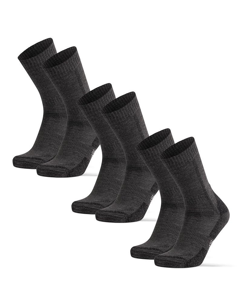 DANISH ENDURANCE Merino Wool Hiking Crew Socks for Men & Women, Cushioned Anti-Blister, Breathabl... | Amazon (US)