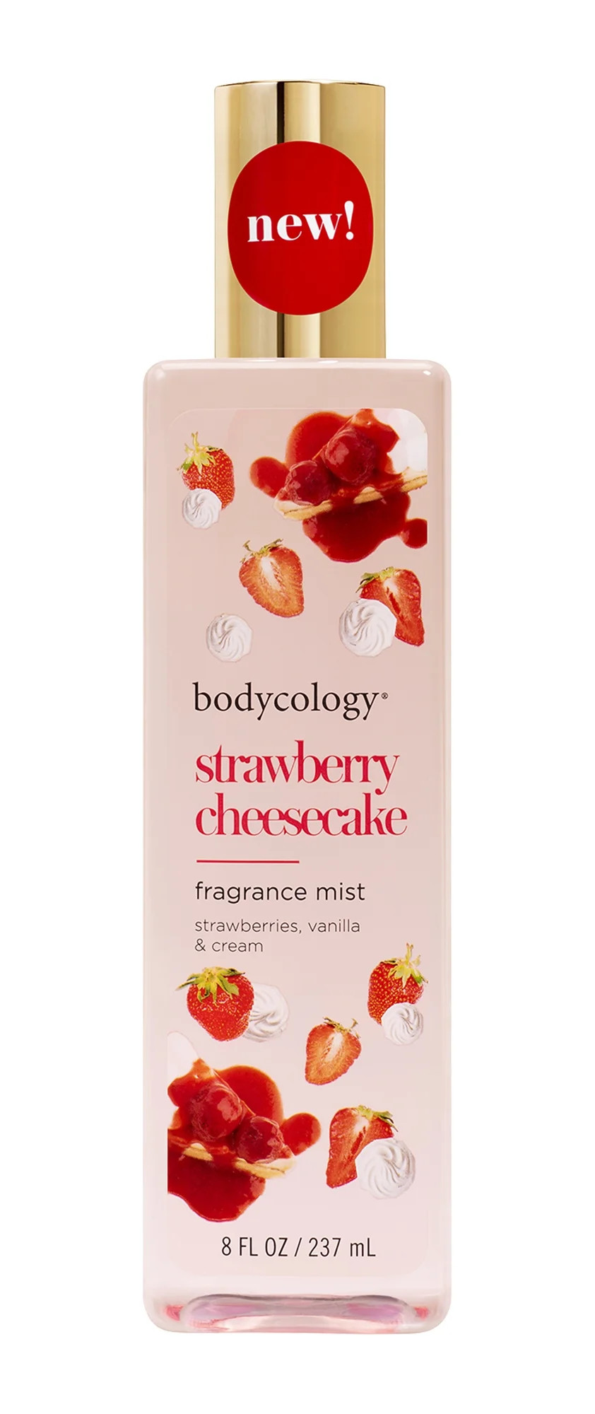 Bodycology Strawberry Cheesecake Fragrance Mist, 8 fl oz | Walmart (US)
