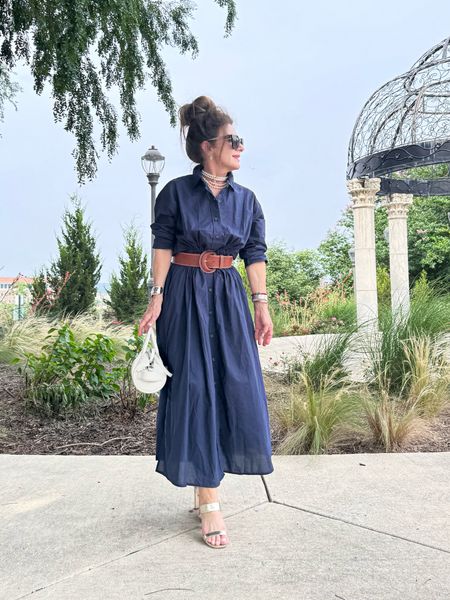 Navy blue is always a good idea and looks pretty perfect in any skin town. Paired with my gold inez sandals. 

#LTKStyleTip #LTKWorkwear #LTKOver40