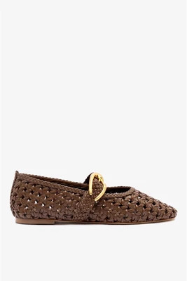 Verona New Macrame In Burnt Umber Leather | Larroude